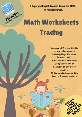Maths Worksheet Numbers Tracing
