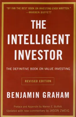 The Intelligent Investor The Definitive Book On Value Investing