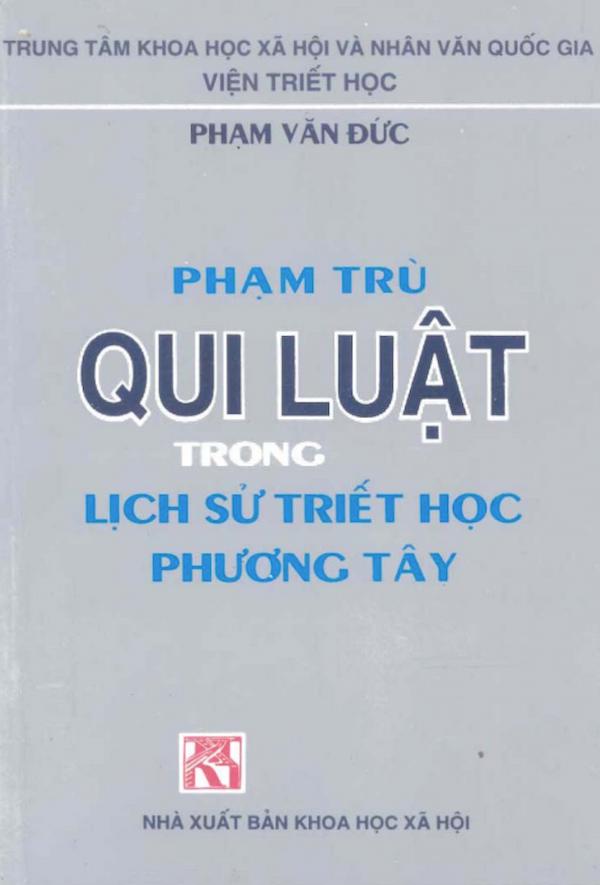 Phạm Trù Qui Luật Trong Lịch Sử Triết Học Phương Tây