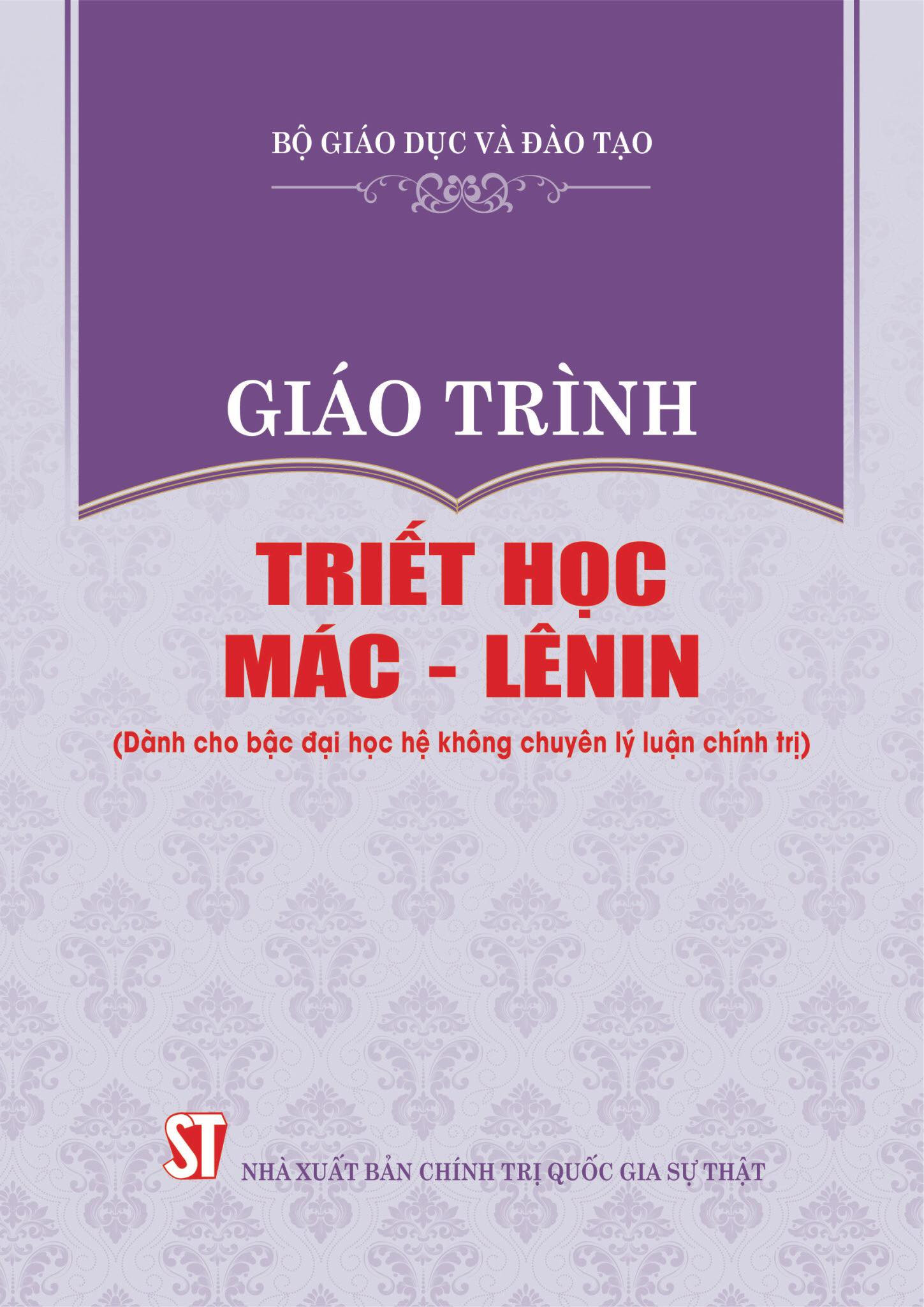 Giáo trình Triết học Mác – Lênin (Dành cho bậc đại học hệ không chuyên lý luận chính trị)