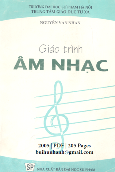 Giáo Trình Âm Nhạc (NXB Đại Học Sư Phạm 2005)