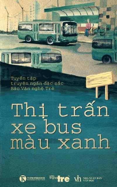 Thị Trấn Xe Bus Màu Xanh